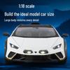 1:18 Alloy Series Lamborghini Bull Sound Light Model Car Toy