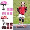 1 Set Sports Protective Gear Wear Resistant Kids Knee Hand Elbow Guards Helmet Set Sports Supply