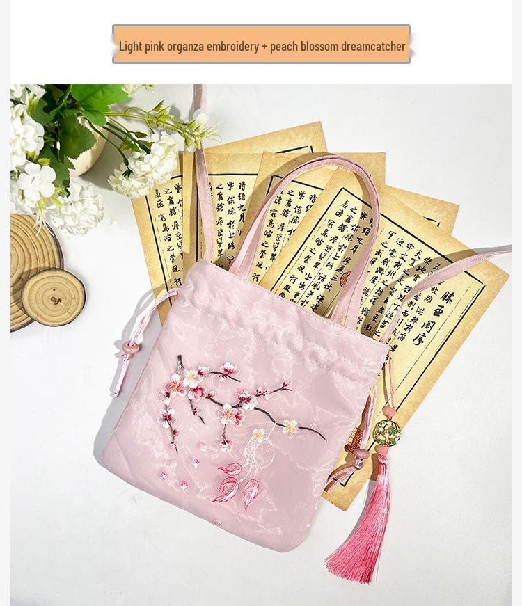 Han Element Su Embroidery Bag: National Style Hanfu Crossbody Handbag - Artistic, Versatile Casual Wear.