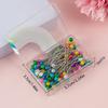 100-Piece Boxed Pearl Needle Set for DIY Crafting, Special-Shaped Pins for Jewelry Decoration and Precision Cutting