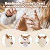 A Mini And Fun Positive Crochet Cow Gift Emotional Knitted Cow Animal Gift for Birthdays And Holidays