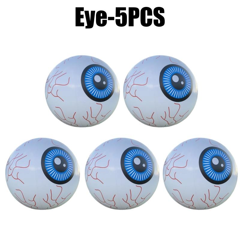 Inflatable Halloween Eyeball Beach Ball PVC Bat Balloon Scary Yard Decor Outdoor Spooky Party Horror Decoration Accessory