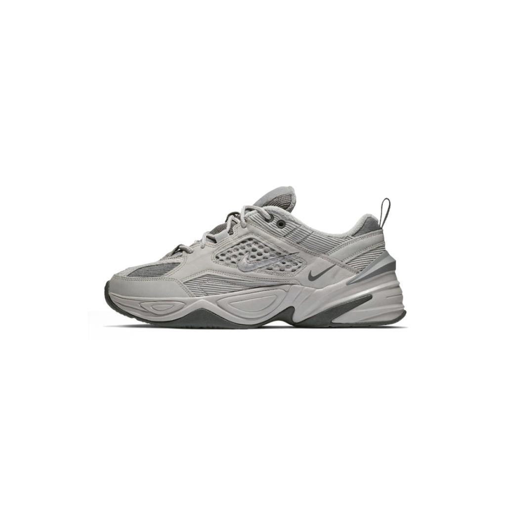 Nike M2K Tekno Slip Resistant Low Top Chunky Sneakers Unisex Gray Brown BV0074-001(Team1306-)