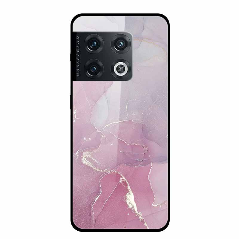 For OnePlus 10 Pro Case Marble Tempered Glass Back Cover Hard Case For OnePlus 10 Pro Shockproof Fundas NE2210 Protective Coque