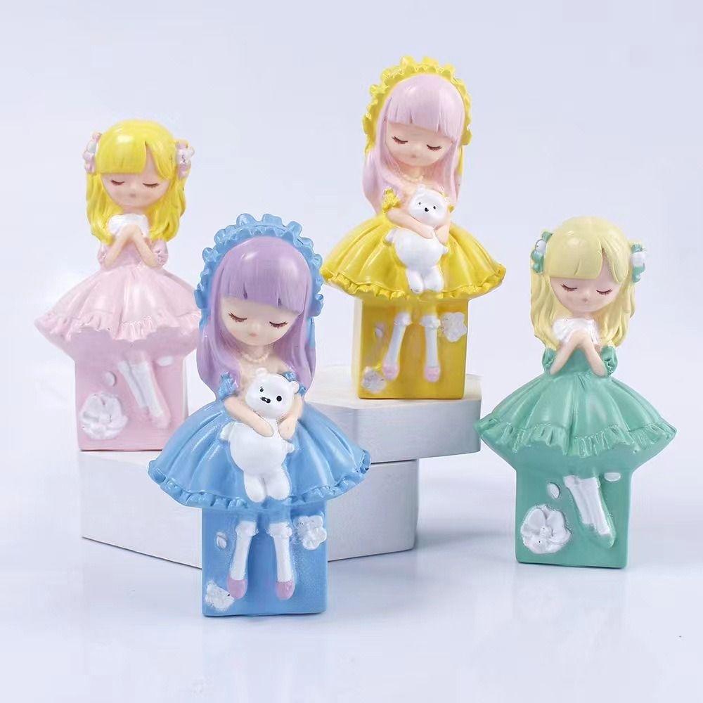 

DIY торт Украшение Dream Girl Фигурки Украшения Kawaii Кукла Торт Топпер Дети