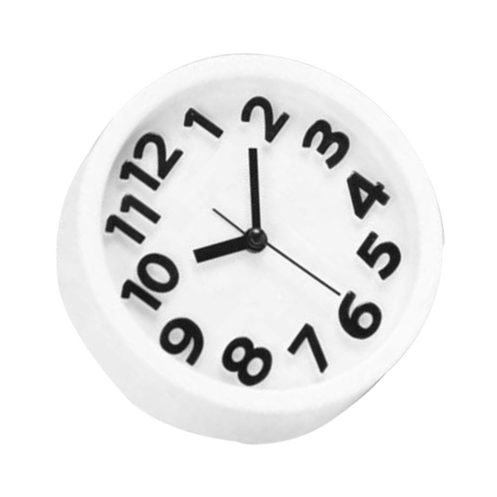 

Часы конфетного цвета будильник пластиковый настенный настольный беззвучный настольный белый цифровой прикроватный детский
