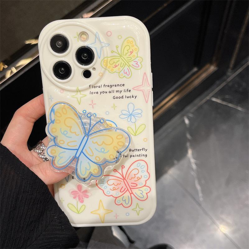 

Силиконовый чехол Zhitai с рисунком и подставкой на воздушной подушке для iPhone 11 Pro/14/15 iPhone 7 Plus/8 Plus