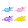 10-100pc Mini Crocodile Animals Luminous Mini Resin Animals for Dollhouse Micro Fairy Garden Landscape Aquarium Birthday Decor