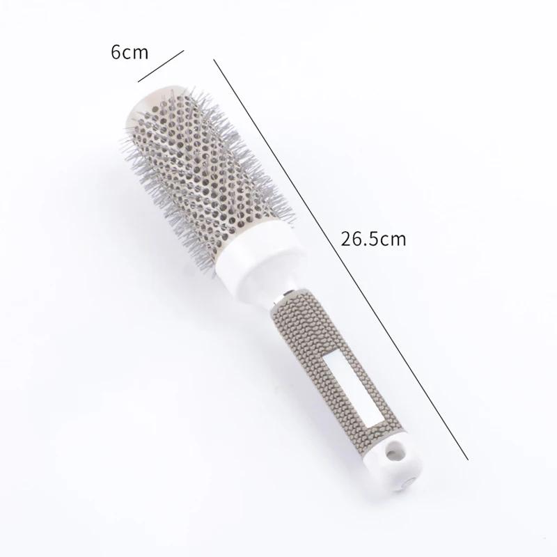 5 Size Ceramic Ion Hair Brush Nano Hairbrush Thermal Ceramic Ion Round Comb Hairdressing Hair Salon Styling Drying Curling