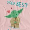 STAR WARS Womens/Ladies Best Mum Yoda Mothers Day T-Shirt