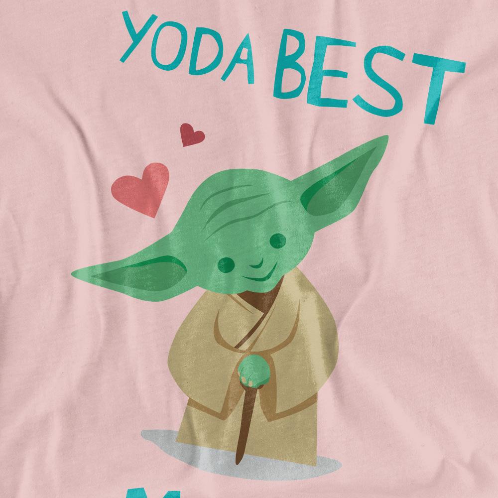 STAR WARS Womens/Ladies Best Mum Yoda Mothers Day T-Shirt