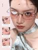 Qianyan Cold-Pressed Blush Refill Baked Powder Brightening Color-Changing Blush Palette Dual-Color Satin Finish DIY