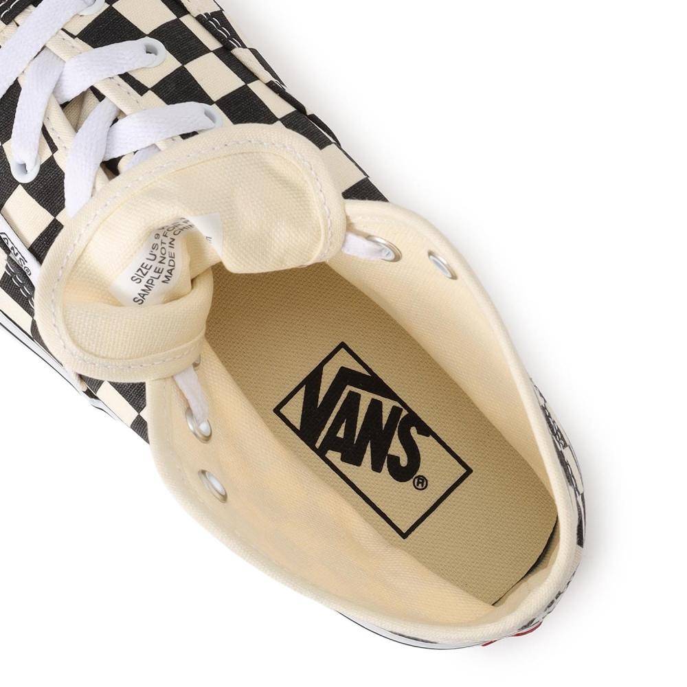 Vans Authentic High 2.0 Chk Bk True Wht Vn000e8hbmw Chk Bk True Wht