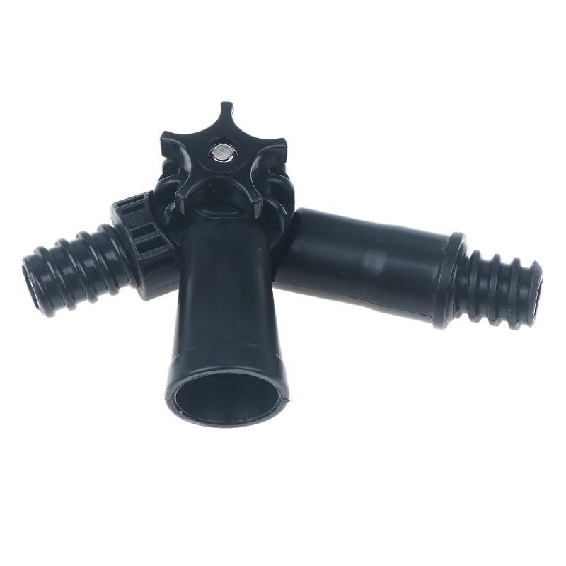 Adattatore Angolare a 3 Bracci per Accessorio Asta di Estensione Dispositivo con Cerniera Orientabile con Filettatura Standard Tedesca