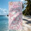Cute Rabbit Cartoon Kawaii Towel Quick Drying Beach Towels Are Suitable For Swimming Pools Camping Yoga And The Gym