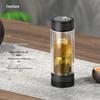 Wanxiang Portable Double-Layer Tea Infuser Glass Bottle