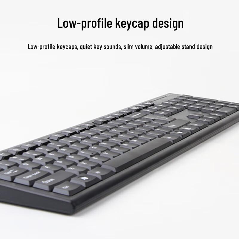 Deli 2.4G Wireless Office Keyboard and Mouse Set