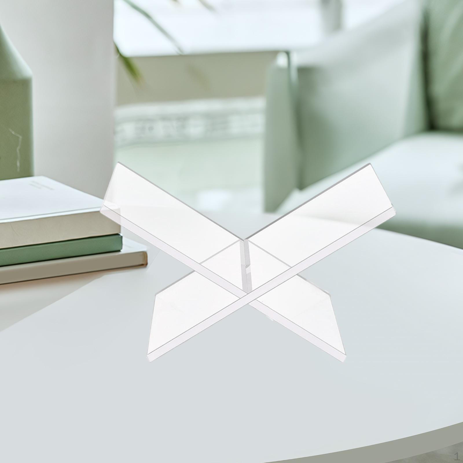 

Акриловая подставка для книг, держатель для открытых и закрытых книг, современный, дисплей для чтения чистый