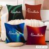 Fashion PPomellato Cushion Cover Natural Linen Organic Fabric DoubleSided Printing Couch Pillow Covers Home Decor