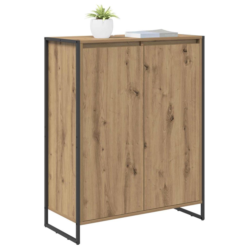 Shoe Cabinet Artisan Oak 79 x 36 x 100 cm Engineered Wood