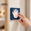 Cute Palm Light Switch Guard 3D Printed High Five Plate Covers Decorative Bedroom Wall Decoration Cover Plate Creative Outlet Covers Faceplate
