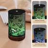 Iron Art Essential Oil Diffuser 100ml Timing Function Ultrasonic Air Humidifier Aroma Diffuser Home Appliance with LED Lights
