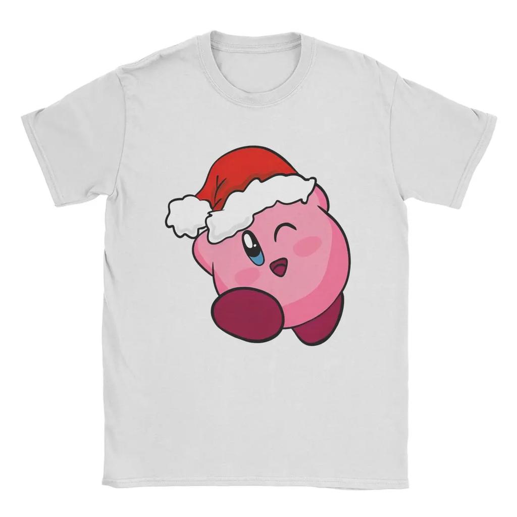 Kirbys Cartoon Game T-Shirts for  Womens Funny  Tee Shirt Crewneck Short Sleeve T Shirts New Arrival Tops