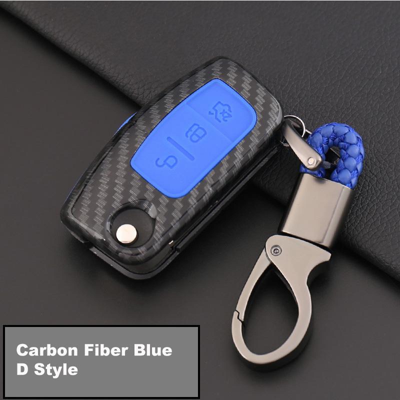 Car Smart Remote Key Cover Case Shell Fob Keychain Abs For Ford Focus Station Wagon Mondeo Mk3 Mk4 Kuga Fiesta C-Max Galaxy