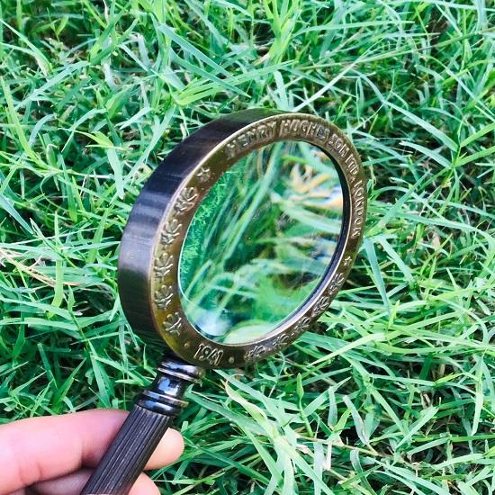 Lupa z mosiężną rączką, Lupa do czytania map, Morska, Prezent dla taty, Pomysły na prezenty świąteczne