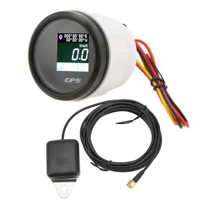 52mm GPS Tachometer Kilometerzähler LCD-Anzeige DC 9‑32V für Wohnmobil Marine Boot Yacht Fahrzeuge