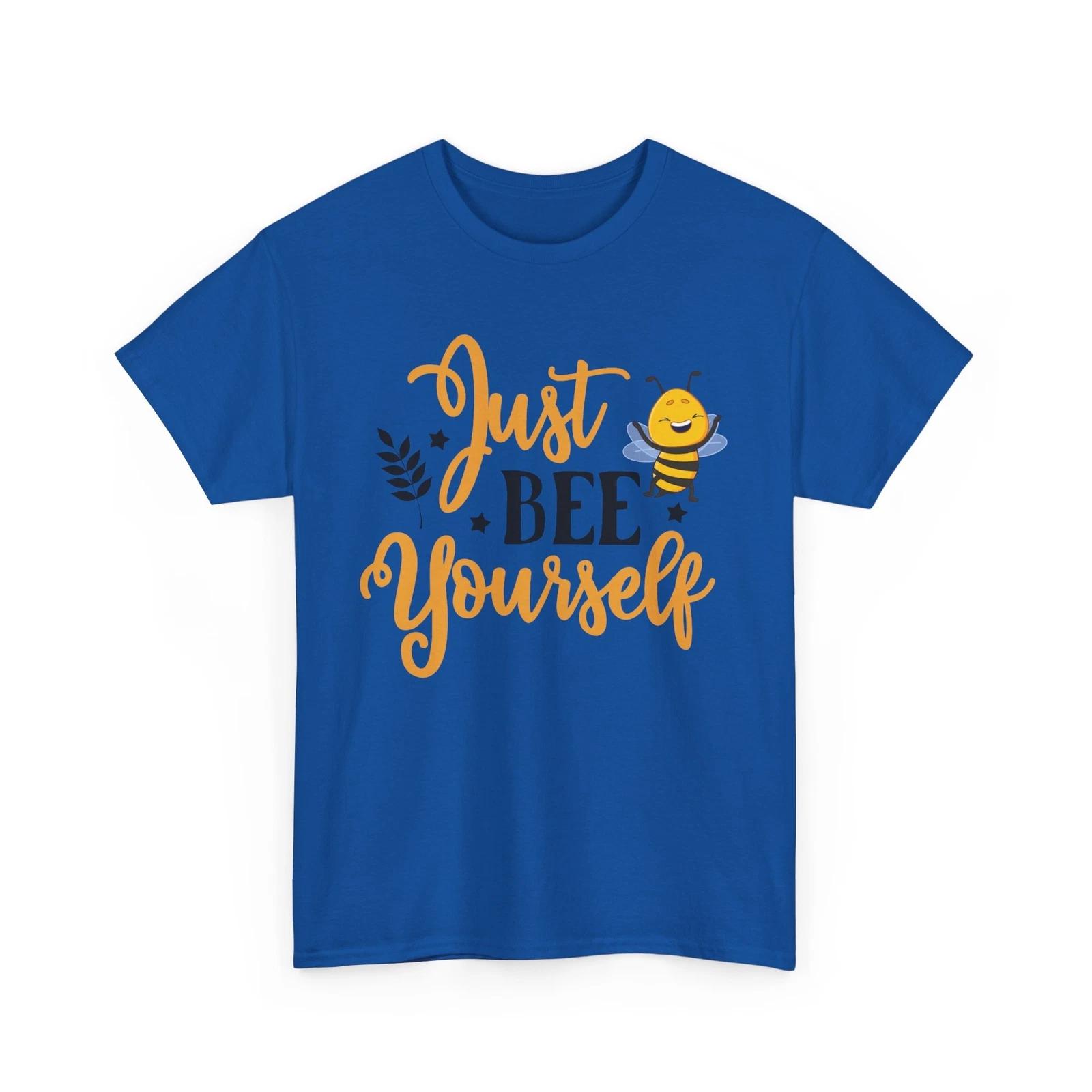 Bee T-Shirt | Save the Bees Shirt | Funny Honeybee Tee | Just Bee Yourself Shirt XL