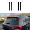 Car Rear Window Side Spoiler Canards Splitter For VW Passat B8 B8.5 Rear Windshield Side Wing Trim Sticker Glossy Black