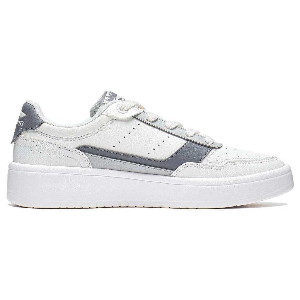 Li-Ning Casual Versatile Low-Top Sneakers Women Sneakers White Gray AGCT402-4