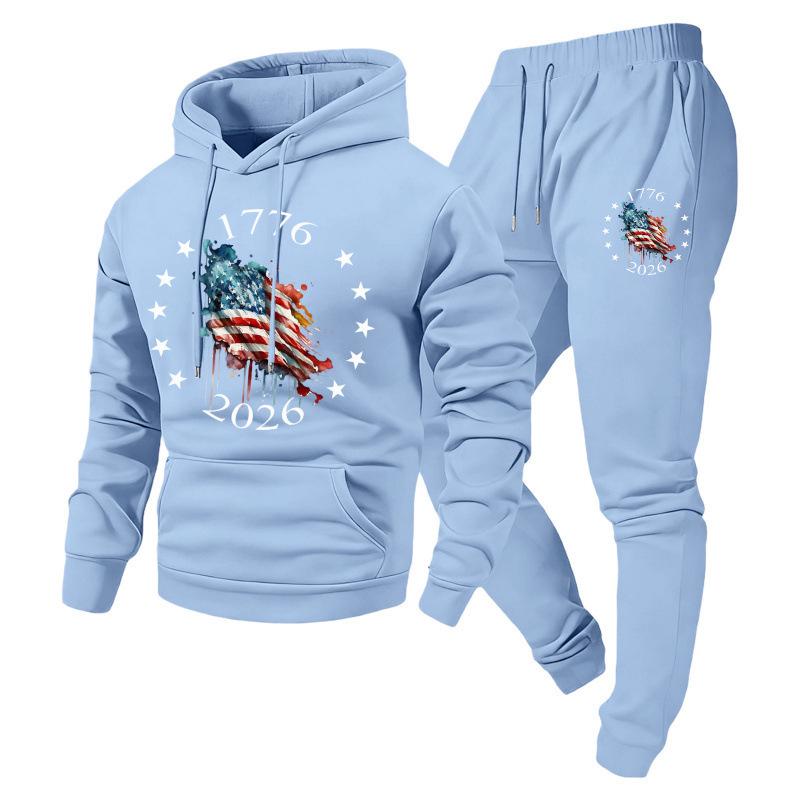 2025 Autumn Unisex Trendy Hooded Pullover Sweatshirt & Sportswear Set