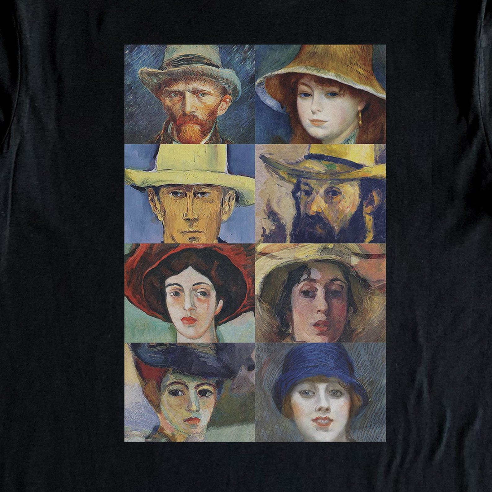 Vincent van Gogh - Faces 100% cotton t-shirt 3XL