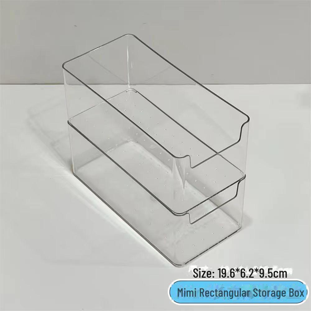 

Акриловый прозрачный настольный ящик для хранения косметики, чайных пакетиков и всякой всячины