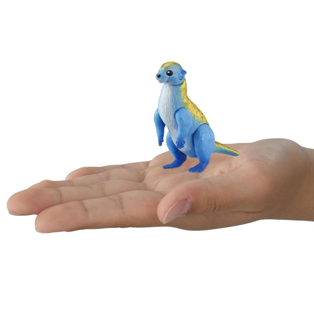 Takara Tomy Ania Adventure Continent Ania Kingdom Rutta and Friends Set Gold Animal Dinosaur Toy for Ages 3 and Up (King Ver.)