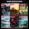 Automatic Fuel Transfer Pump With Auto-Stop Sensor(3.2 GPM), Battery Operated Gas Can Pump With 3 Can Adapters, Extra Long Hose, Portable Fuel Pump