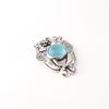 Blue Cat's Eye Gemstone 925 Fine Silver Jewelry Handmade Pendant For Women Gift CP-6-45