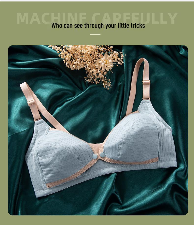 Übergröße Kabelloser Still-BH - Vorderverschluss, Atmungsaktiv, Anti-Hänge-Effekt, Sammelstütze