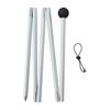 Tarp Pole Tent Rods Stand 160cm Shelter 5 Sections Hiking for Canopy Telescoping Bracket Beach