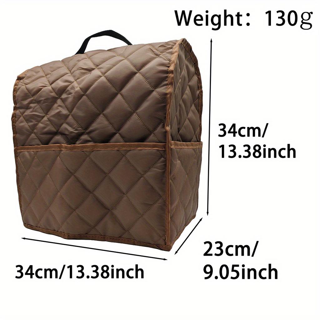 [Durable Stand Mixer Cover] Durable 1pc Multi-Color Stand Mixer Dust Cover with Side Storage Bag | Quilted Polyester, Perfect for Kitchen Appliances