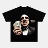 The Godfather Vito Corleone Hip Hop Cash Graphic T-Shirt Men Women Cult Crime Movie Casual Cott