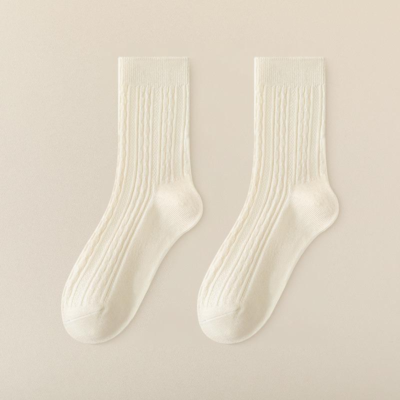 Ladies Autumn and Winter New Cotton Thickened Type Warm Tube Wool Socks