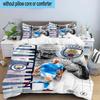 3PCS Erling Haa-land's Electric Moment Bedding Set,Including 1pc Duvet Cover And 2pcs Pillowcases Perfect for Bedroom, Dormitory, Fan Christmas gift