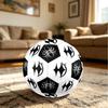 1PC Space Exploration Symbol Dark Spider Artwork Soccer Ball Size 5 Football Machine Sewn Indoor/Outdoor Universal Football Gift W81