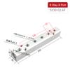 Aluminium Splitter 1/2" Pt Thread Port 2 3 4 5 6 7 8 9 10 Way 1/4 Pneumatic Air Manifold Distributor Connector