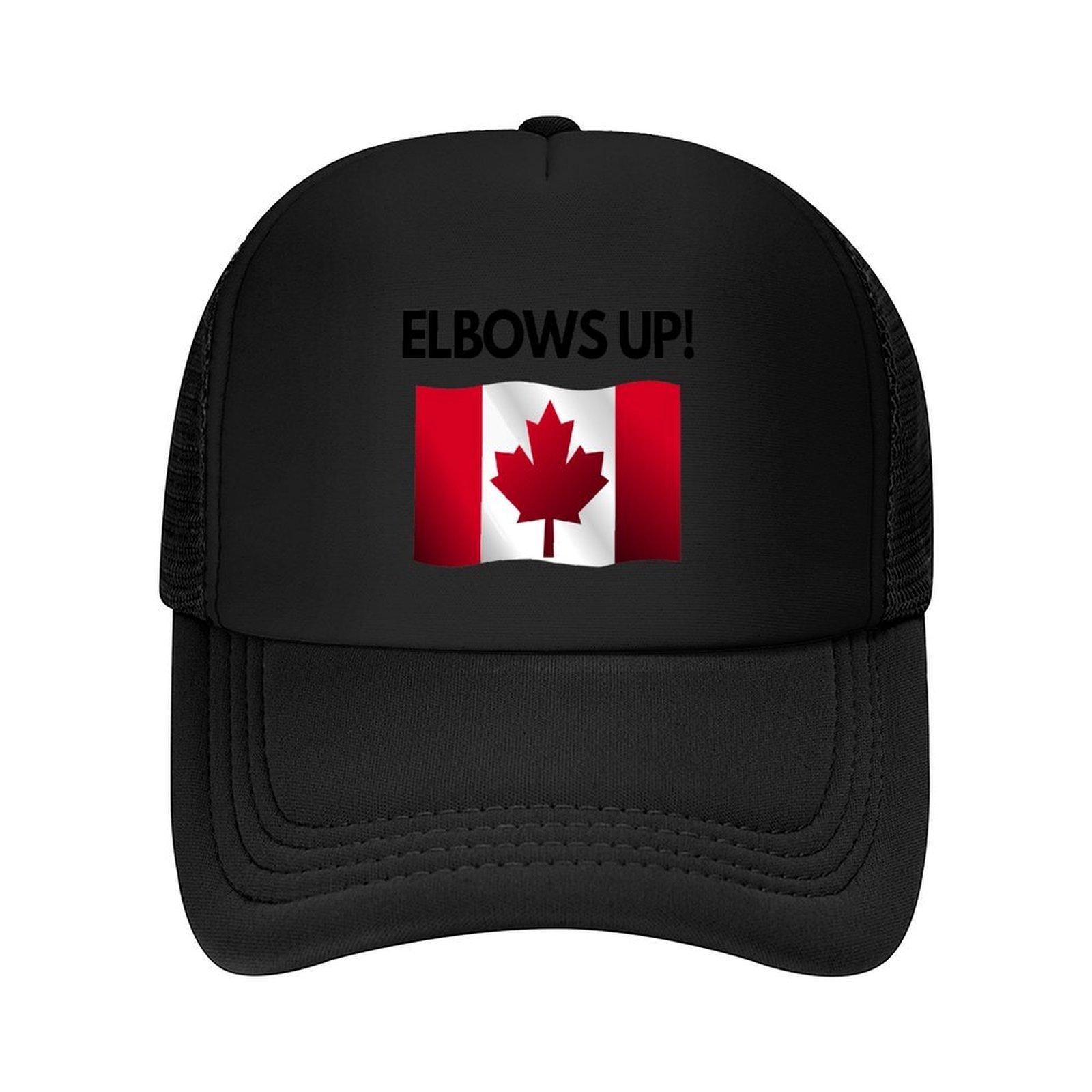 

Elbows Up Canada Baseball Cap Hip Hop Luxury Man Hat Rugby Thermal Visor Boy Child Womens