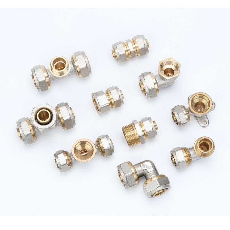 Copper Union Fitting for 1/2" & 3/4" PEX-AL-PEX Pipe - Underfloor Heating Accessory