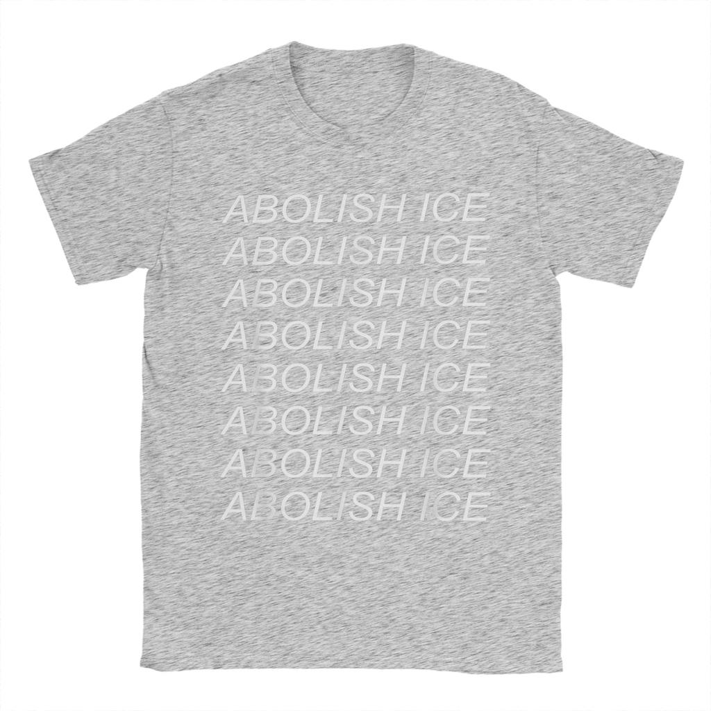 Abolish Ice Refugee Close The Camps Cotton TShirt For Mens Beach Vintage T Shirts Comfortable Harajuku Tee Shirt Plus Size